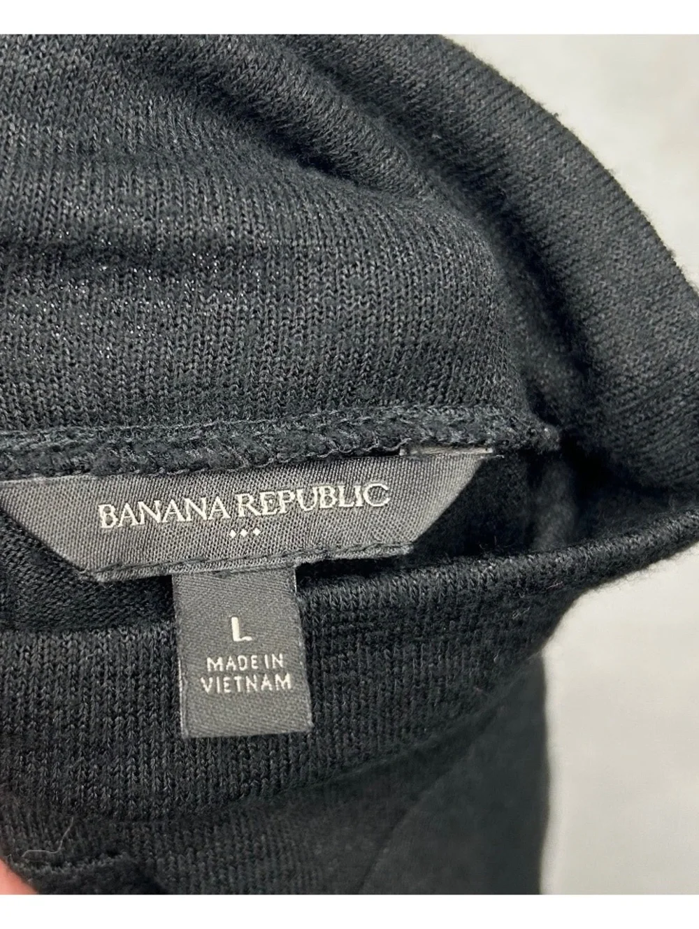 Banana Republic Black Turtle Neck Long Sleeve Women Size L